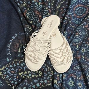 Seychelles, Sandals, Size 8.5, white